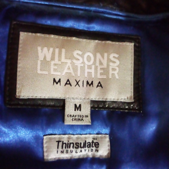 Wilsons Leather Maxima Thinsulate Liner Jacket Coat Women's Size M Black - Picture 11 of 16